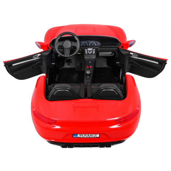 Perfecta Auto dla 2 dzieci Czerwony + Pompowane koła + Silnik bezszczotkowy + MP3 LED + Wolny Start Perfecta Auto dla 2 dzieci Czerwony + Pompowane koła + Silnik bezszczotkowy + MP3 LED + Wolny Start