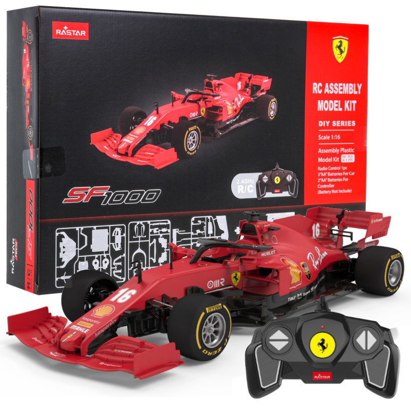 Ferrari SF1000 czerwony RASTAR model 1:16 Zdalnie sterowany bolid + Body kit + Pilot 2,4 GHz