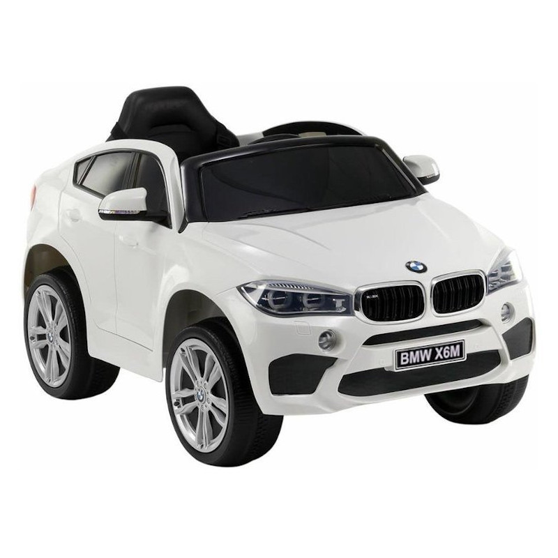 Auto na Akumulator BMW X6 Białe Skóra, EVA EZ