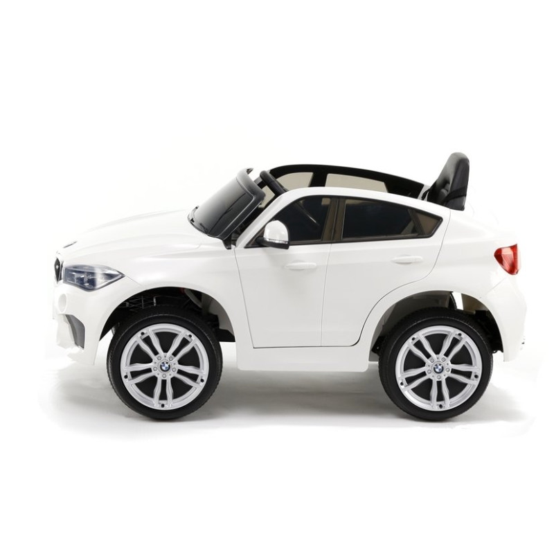 Auto na Akumulator BMW X6 Białe Skóra, EVA EZ