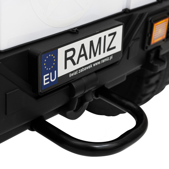 Autko terenowe Geoland Power dla 2 dzieci Biały + Pilot + Silniki 2x200W + Bagażnik + Radio MP3 + LED Autko terenowe Geoland Power dla 2 dzieci Biały + Pilot + Silniki 2x200W + Bagażnik + Radio MP3 + LED