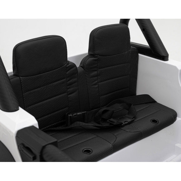 Autko terenowe Geoland Power dla 2 dzieci Biały + Pilot + Silniki 2x200W + Bagażnik + Radio MP3 + LED Autko terenowe Geoland Power dla 2 dzieci Biały + Pilot + Silniki 2x200W + Bagażnik + Radio MP3 + LED