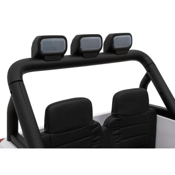 Autko terenowe Geoland Power dla 2 dzieci Biały + Pilot + Silniki 2x200W + Bagażnik + Radio MP3 + LED Autko terenowe Geoland Power dla 2 dzieci Biały + Pilot + Silniki 2x200W + Bagażnik + Radio MP3 + LED