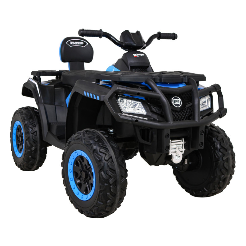 Quad XT-Speed dla dzieci Niebieski + Napęd 4x4 + EVA + Wolny Start + Radio MP3 + LED