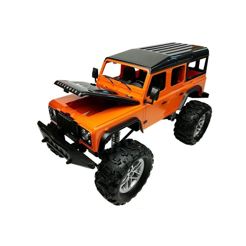 Auto Zdalnie Sterowane Land Rover Defender R/C Pomarańczowe 1:14