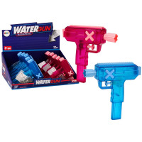 Mały Pistolet Na Wodę Przeźroczysty Niebieski Różowy