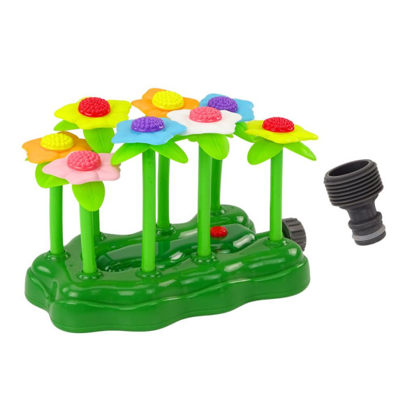 Zabawka Ogrodowa Wodna Kwiatki Zraszacz Fontanna Dla Dzieci Podświetlenie