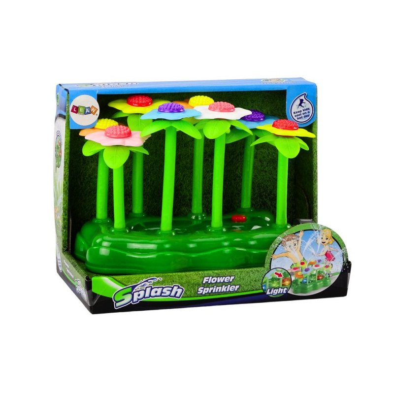 Zabawka Ogrodowa Wodna Kwiatki Zraszacz Fontanna Dla Dzieci Podświetlenie