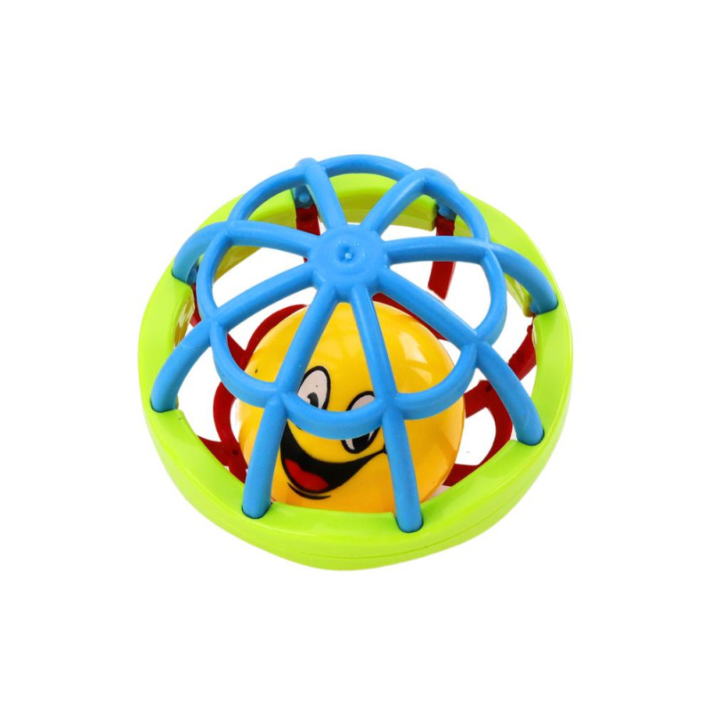 Piłeczka Sensoryczna Grzechotka Gumowa Kolorowa