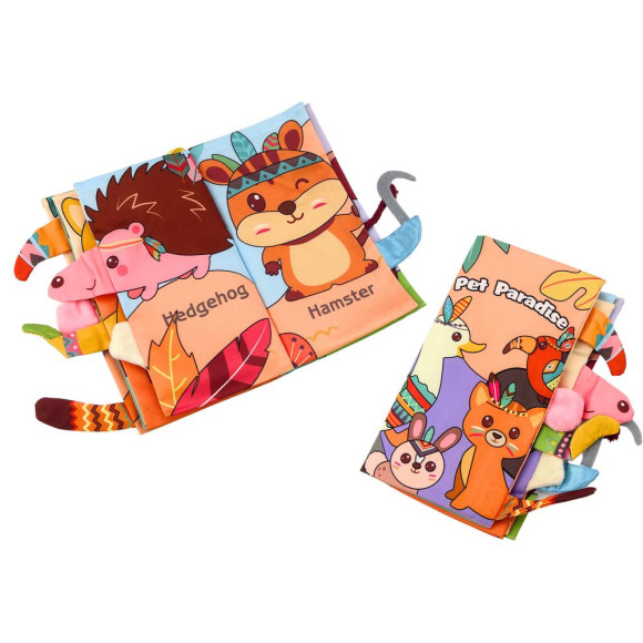 Miękka Książeczka Edukacyjna Szeleszcząca Zwierzęta Leśne