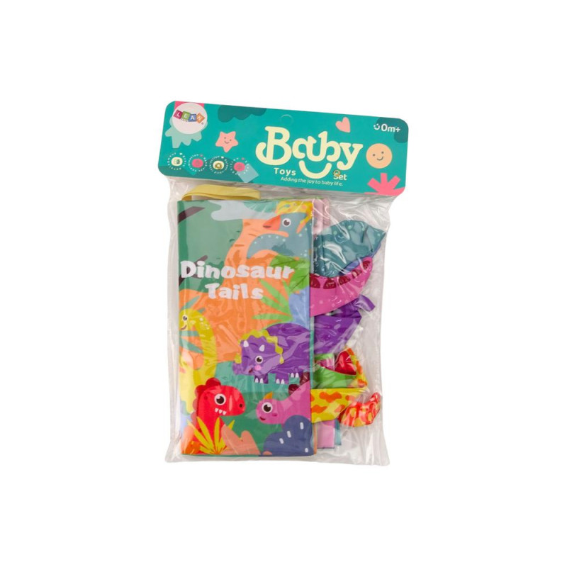 Książeczka Miękka Zwierzęta Dinozaury Szeleszcząca Kolorowa