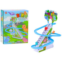 Tor Zjeżdżalnia Dla Dinozaurów Schodki Światła Dźwięki