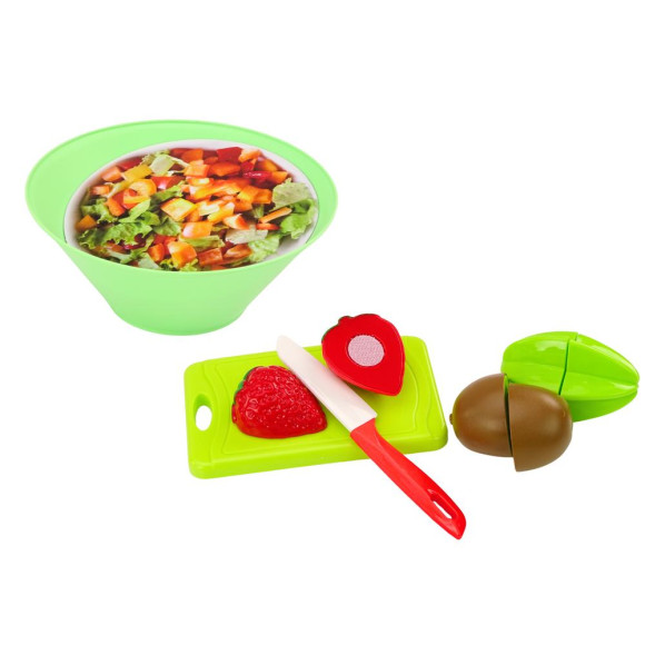 Zestaw Owoców Do Krojenia Sałatka Sztućce Taca Artykuły Spożywcze 25 ele.