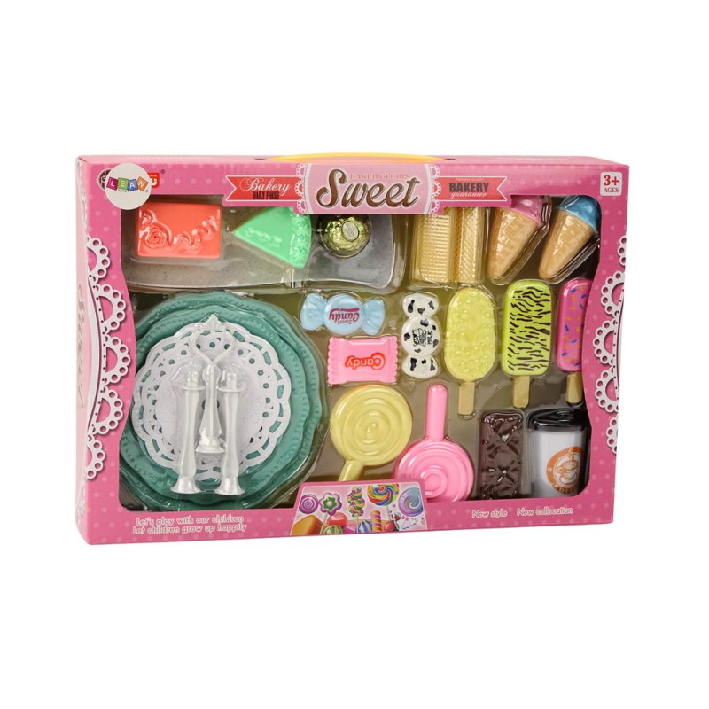 Cukiernia Kawiarnia Zestaw Słodycze Figurki Kawa Ciasto 25 ele.