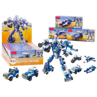 Wozy Policyjne Motor Łódź Samolot Policja Klocki Konstrukcyjne MIX