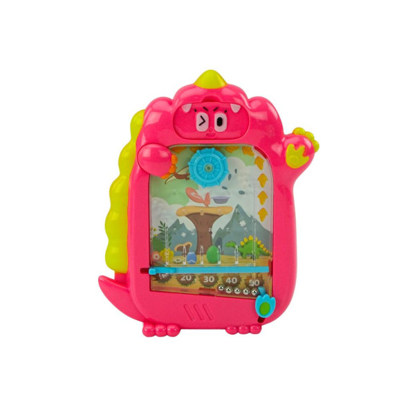 Tablica Do Rysowania Gra Kieszonkowa 2w1 Dinozaur Różowy