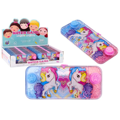 Gra Wodna Konsola Zręcznościowa Różowa Jednorożec Pad Kółeczka