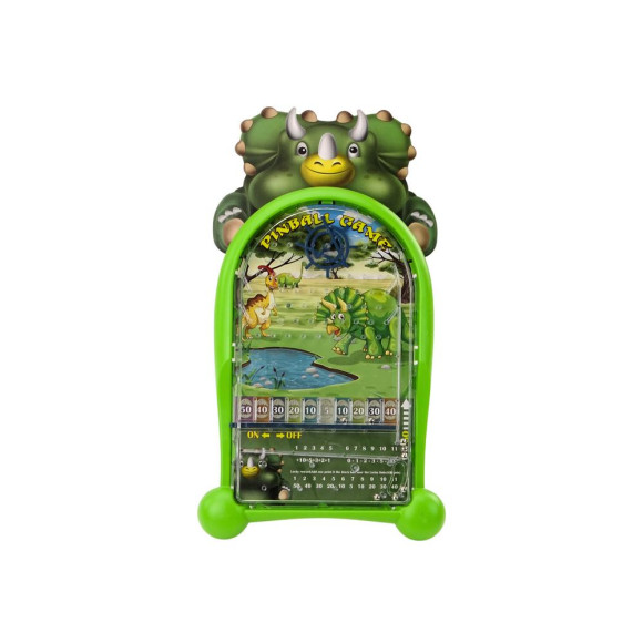 Gra Zręcznościowa Pinball Dinozaury Stojak Zielony