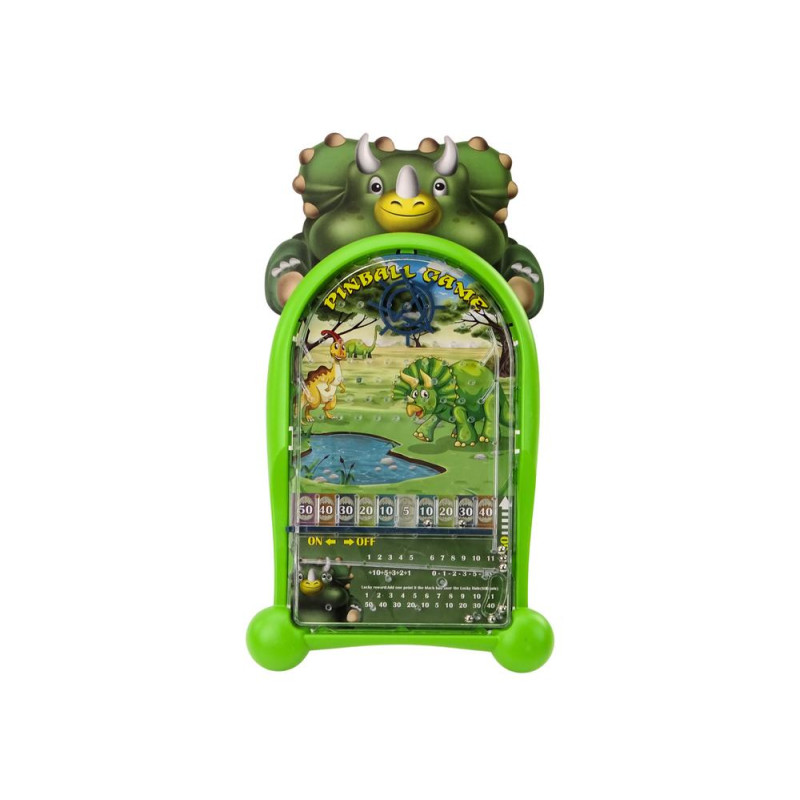 Gra Zręcznościowa Pinball Dinozaury Stojak Zielony