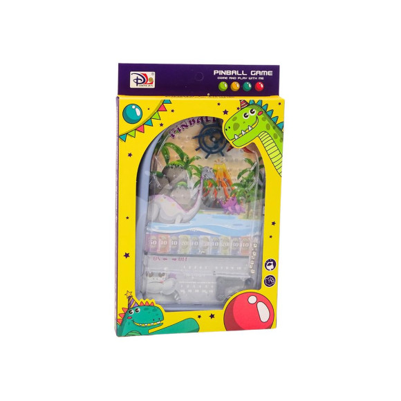 Gra Zręcznościowa Pinball Dinozaury Smok Stojak Niebieski