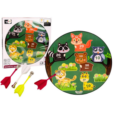 Gra Zręcznościowa w Rzutki Magnetyczna Zwierzątka Zielona