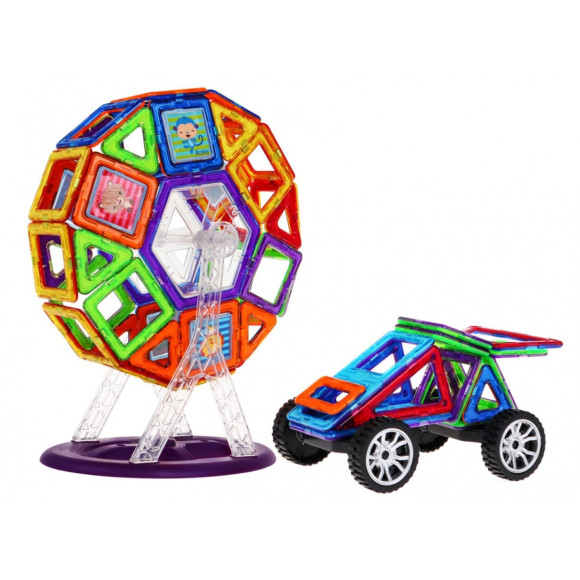 Magiczne Klocki Magnetyczne 112 elementów