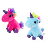 Pluszowy Jednorożec W Gumowej Torebce Kolorowa Grzywa 3 Rodzaje