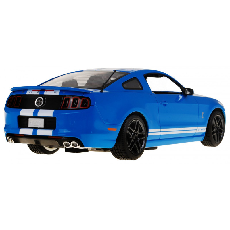 Ford Shelby Mustang GT500 niebieski RASTAR model 1:14 Zdalnie sterowane auto + pilot
