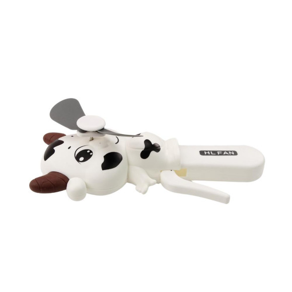 Wiatrak Ręczny Krówka Mini Wiatraczek Dla Dzieci 3 Kolory