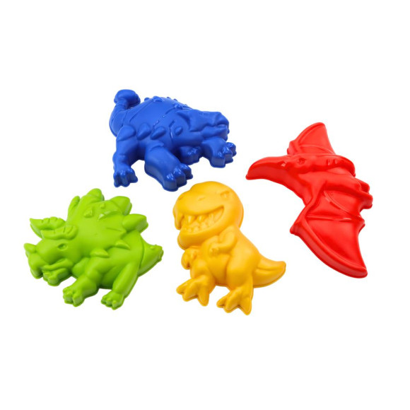 Zestaw Do Piasku Wiaderko Z Prysznicem Konewka i Foremki Dinozaury Zestaw