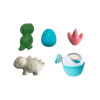 Zestaw Zabawek Do Piasku Wywrotka Wiaderko Foremki Dinozaury