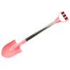 Łopatka Do Piasku Aluminiowa Rączka Pastelowy Różowy 60cm
