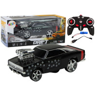 Autko Zdalnie Sterowane 1:18 Drift 360 Światła Dźwięki Czarny