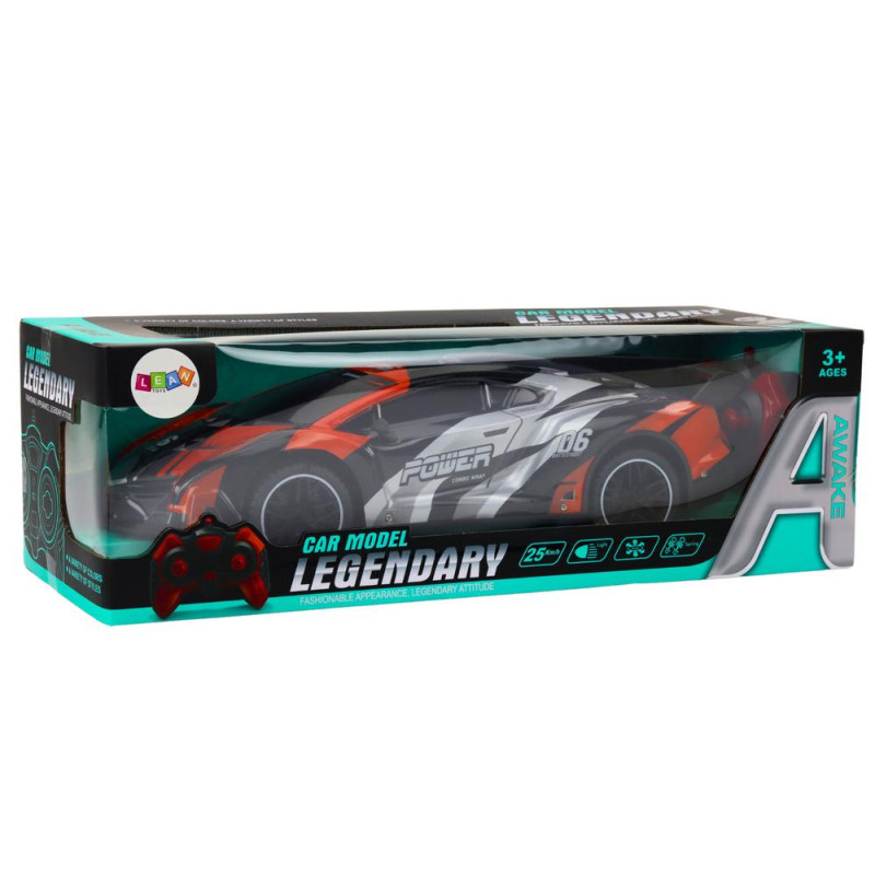 Auto Sportowe Zdalnie Sterowane RC 1:10 Pomarańczowe Prędkość 25 km/h