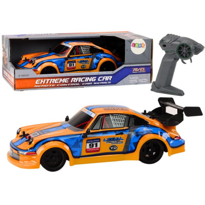 Autko Zdalnie Sterowane RC 1:16 Gumowe Koła Drift Pomarańczowy