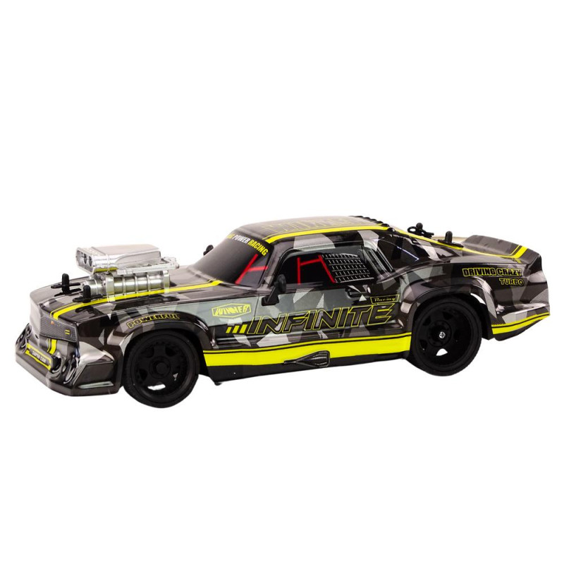 Autko Zdalnie Sterowane RC 1:16 Gumowe Koła Drift Czarny