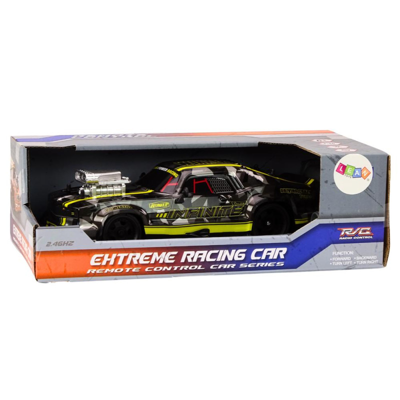 Autko Zdalnie Sterowane RC 1:16 Gumowe Koła Drift Czarny
