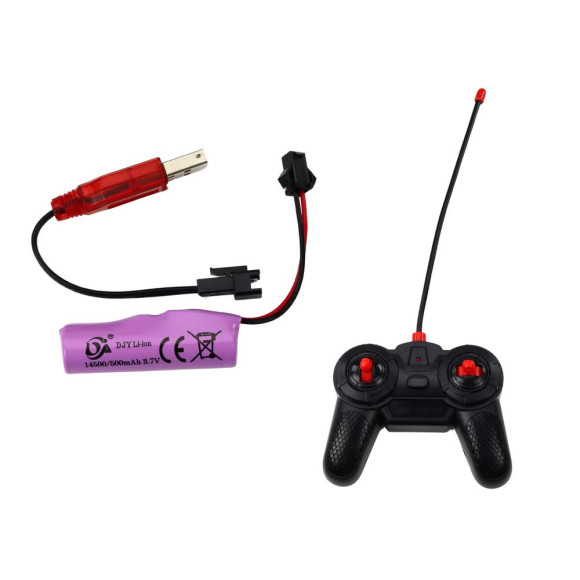 Wyścigówka Zdalnie Sterowana RC 1:12 Srebrna Światła Dźwięki