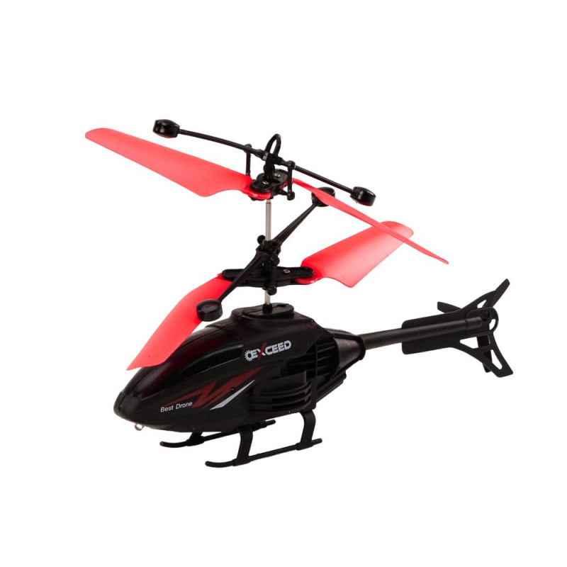 Helikopter Zdalnie Sterowany RC Żyroskop Czerwony