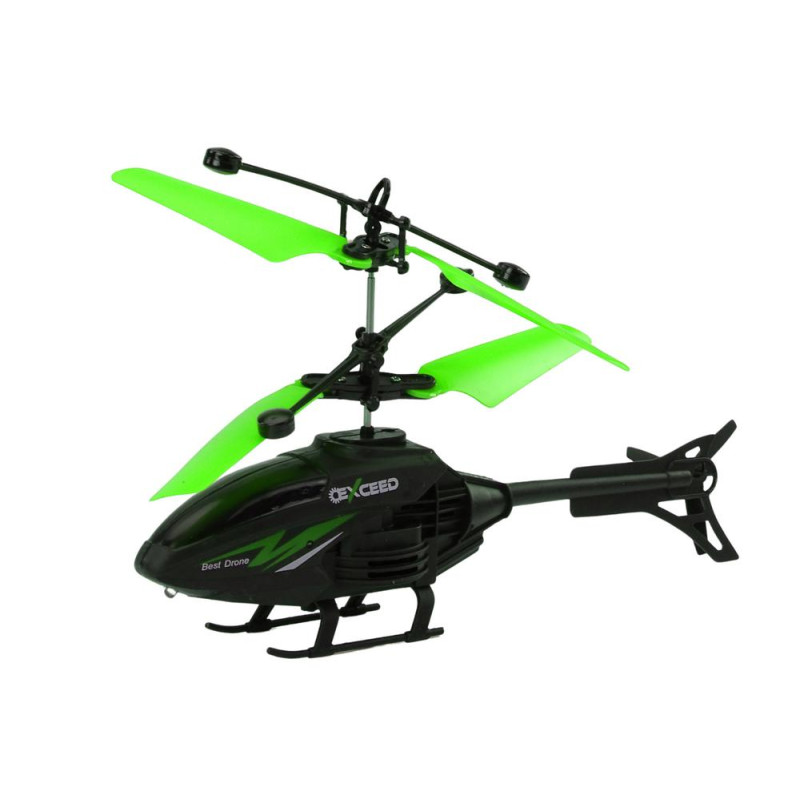 Helikopter Zdalnie Sterowany RC Żyroskop Zielony