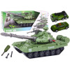 Czołg Pojazd Wojskowy DIY Do Rozkręcania Zielony Dźwięki Zestaw Resoraki
