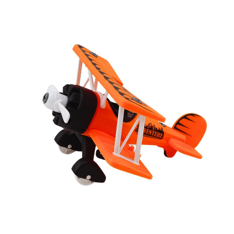 Samolot Awionetka Transport Zwierząt Klatka Lew Rozkręcany Pomarańczowy
