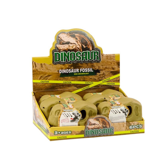 Zestaw Wykopalisk Archeologiczny Dinozaury Skamieniałości Czaszka