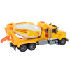 Ciężarówka Żółta Betoniarka Z Napędem Frykcyjnym Efekty Świetlne i Dźwiękowe