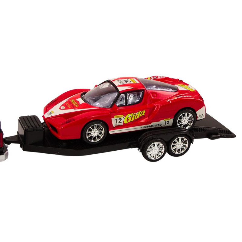 Auto Pickup Z Lawetą Naczepą Auto Sportowe Terenowe Zestaw