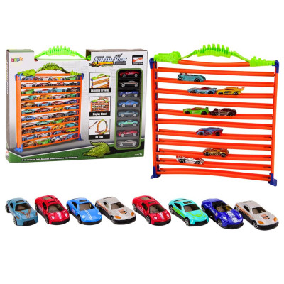 Tor Samochodowy Parking 2w1 Garaż Resoraki Pętla 360* Zestaw