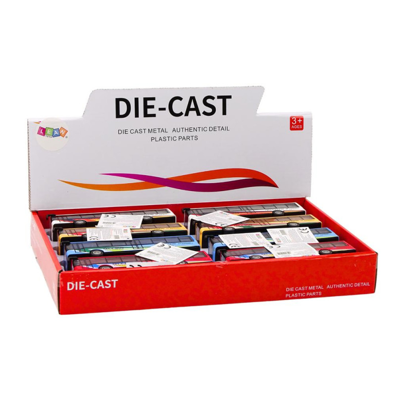 Autobus Miejski Z Napędem Frykcyjnym 15cm Metalowy