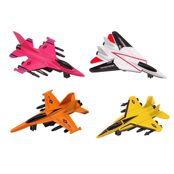 Odrzutowiec Myśliwiec Z Napędem Frykcyjnym Metalowy