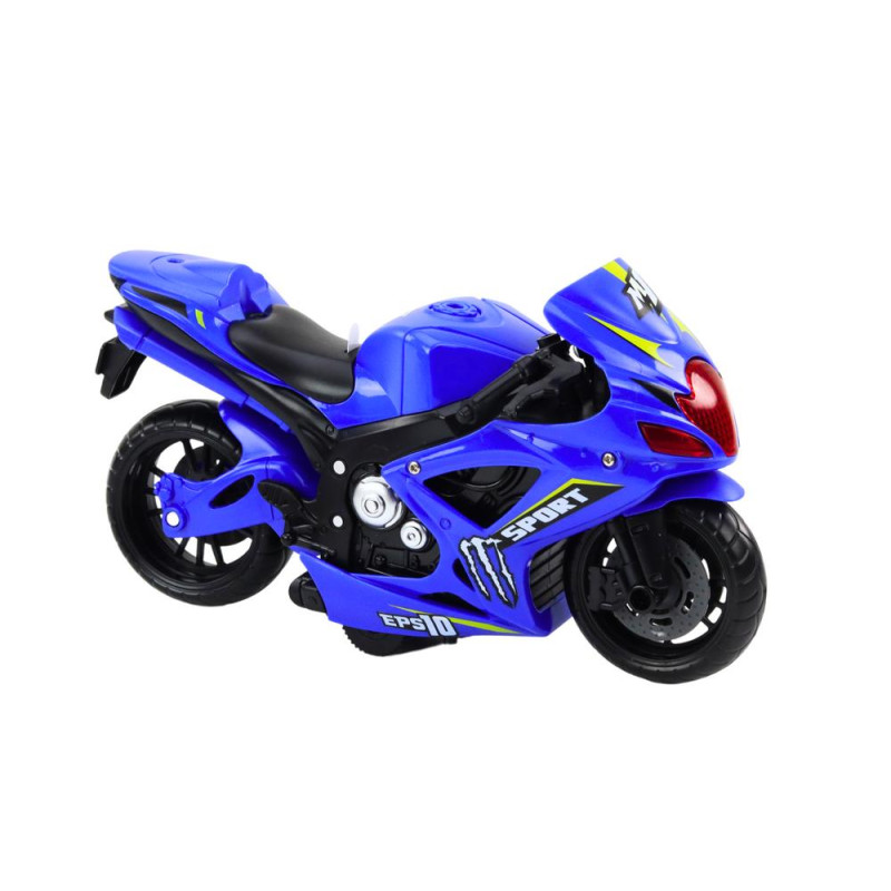 Motocykl Sportowy Napęd Frykcyjny Światło i Dźwięk 2 Kolory