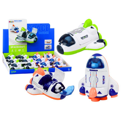 Mały Statek Kosmiczny Jeżdżący Otwierany Kokpit Zielony Pomarańczowy